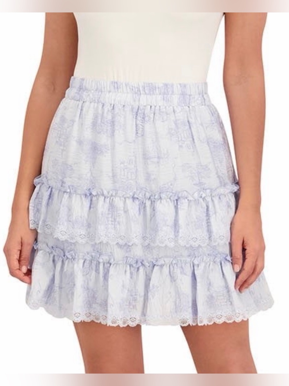 Bridgerton Tiered Mini Skirt XXL NWT